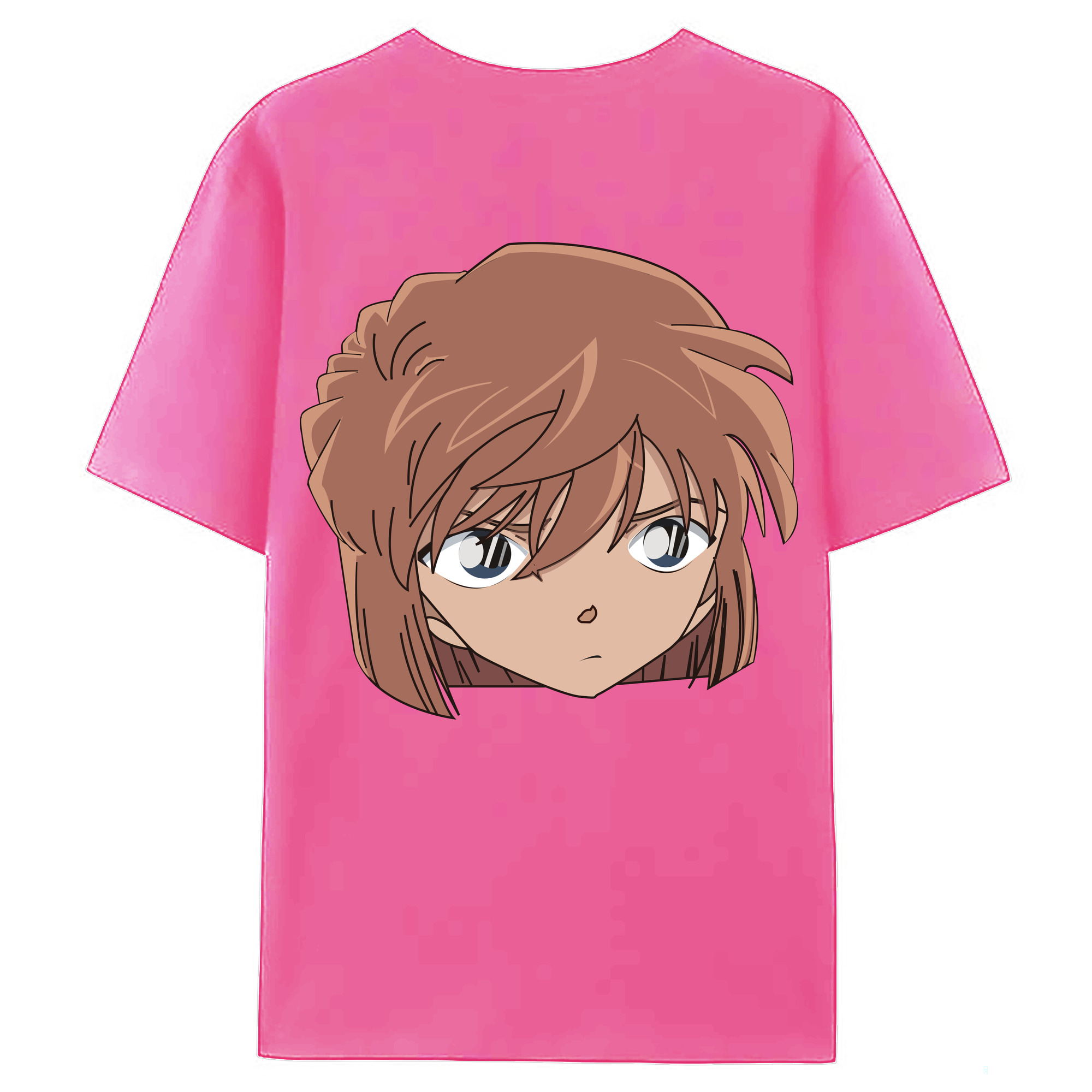 （画像用） 名探偵コナン 灰原 哀 はいばら あい Detective Conan Anita Hailey、Vi Graythorn Haibara Ai レディース半袖Tシャツ(バックプリント)